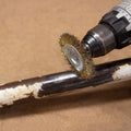 Josco 75mm Wheel Wire Brush - Brass Coated High Carbon Steel Wire