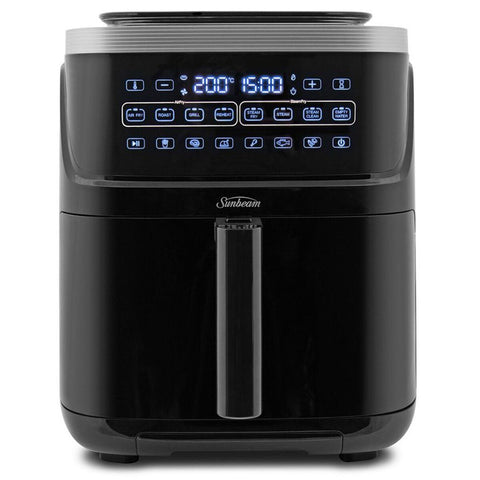 Sunbeam SteamFry 7L Air Fryer and Steamer - Five Functions, Removable Water Tank - AFP4600BK
