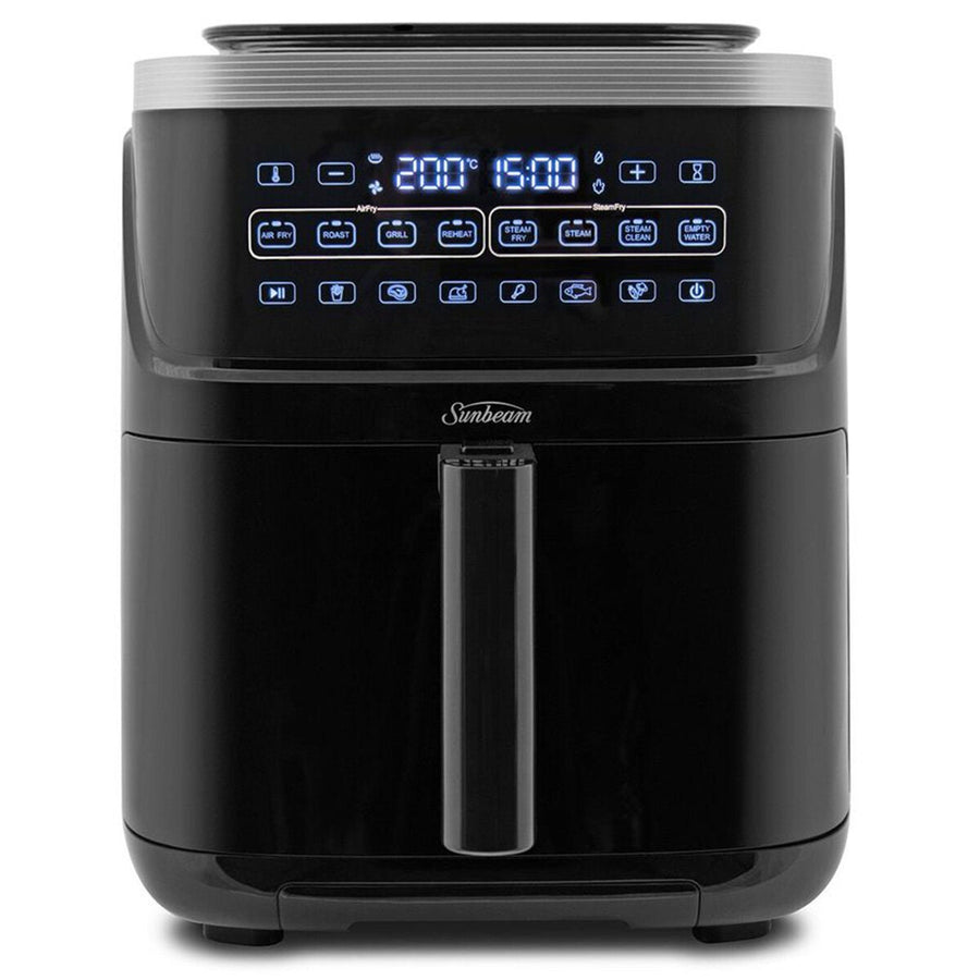 Sunbeam SteamFry 7L Air Fryer and Steamer - Five Functions, Removable Water Tank - AFP4600BK