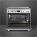 Smeg 90cm Freestanding Induction Oven - Stainless Steel, Pyrolytic Cleaning, Air Fry - C9IPX2