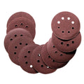 Craftright 125mm Hook & Loop Sanding Discs, 80 & 120 Grit, 10 Pack