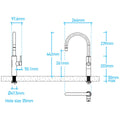 Billi B5000 Sparkling Gooseneck Mixer Tap - Matte Black - 5 Star Water Rating - 915100GMB