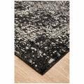 Rug Culture Evoke Extra Large Rug - Charcoal Power Loomed Polypropylene, Jute Weft Backing - EVO253CHAR400X300