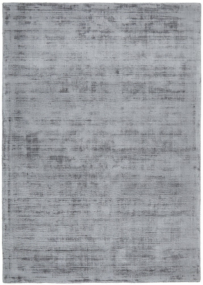 Rug Culture Bliss Medium Rug 225x155cm - Grey Viscose, Hand Loomed, 8mm Pile - BLSGREY225X155