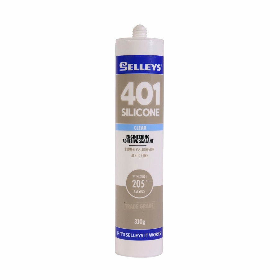 Selleys Silicone 401 RTV Sealant 310g Translucent Durable Adhesive - SuperSaverAU - view 1