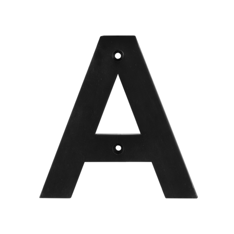 Sandleford 85mm Black Victoria Letter A - Durable Plastic Numeral - SuperSaverAU - view 1