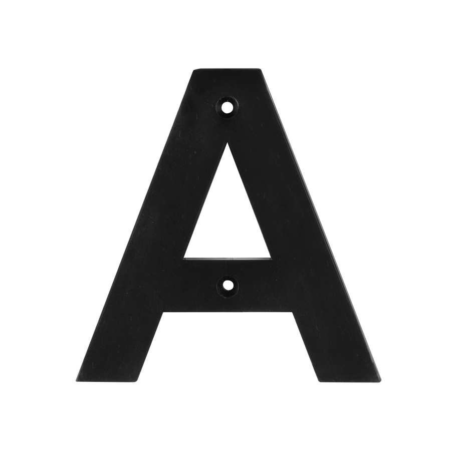 Sandleford 85mm Black Victoria Letter A - Durable Plastic Numeral - SuperSaverAU - view 1