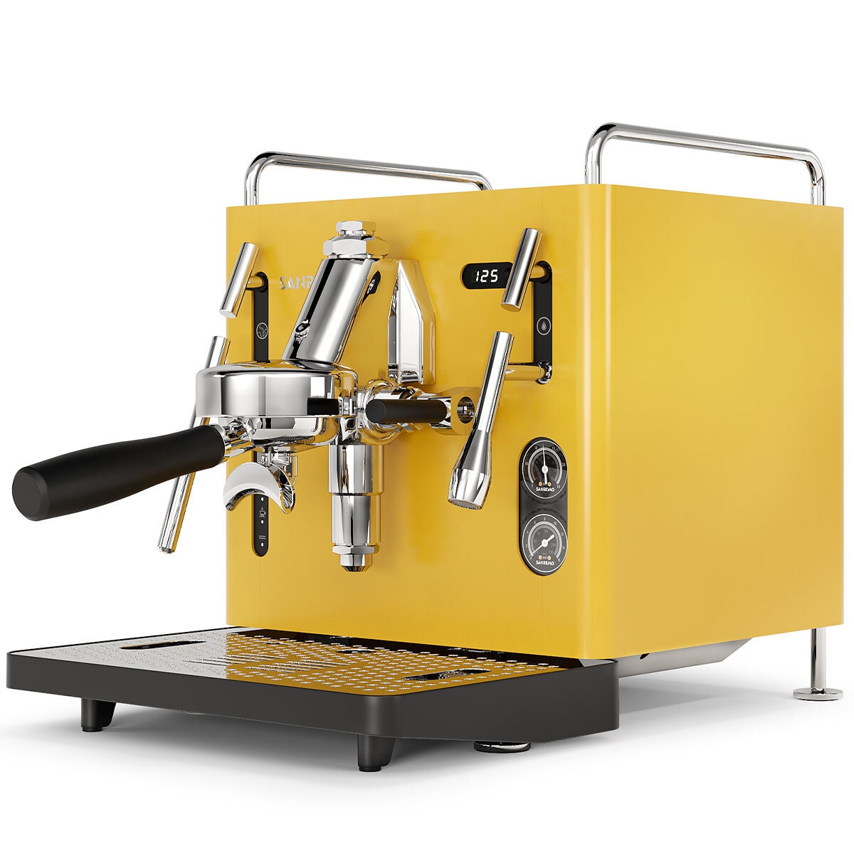 Sanremo Absolute Cube Manual Coffee Machine - E61 Group, 1.8L Tank, Yellow Finish - SRPCB13A416L03