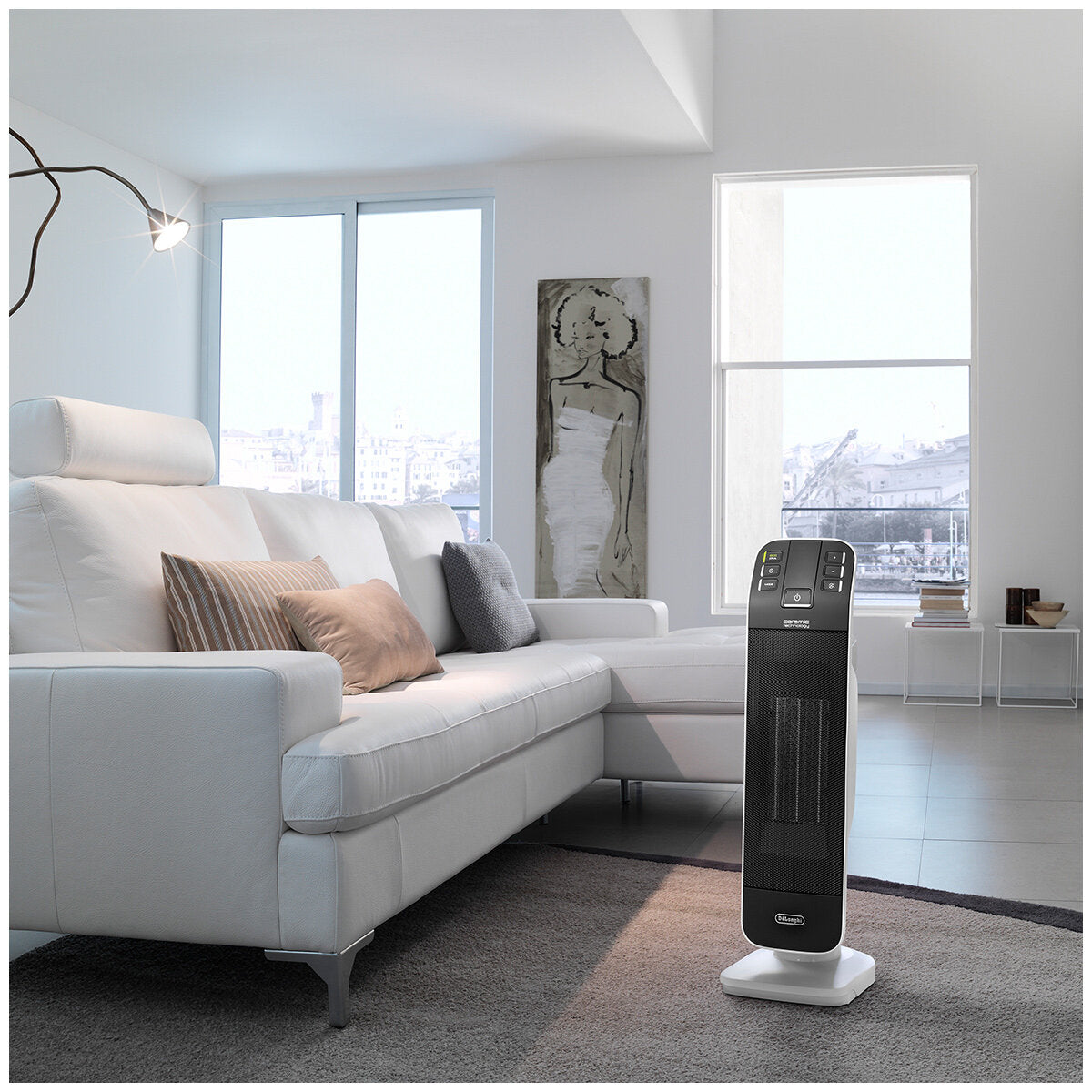De'Longhi 2000W Tower Ceramic Fan Heater - SuperSaverAU - view 3