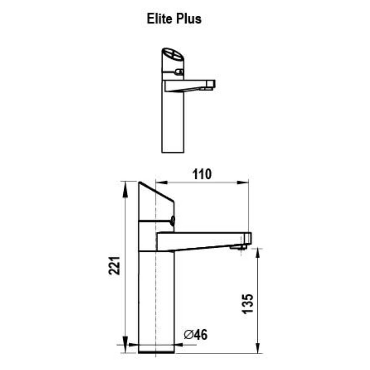 Zip HydroTap G5 Elite Plus Boiling Filtered Tap - Brushed Chrome - Touch Screen Display - H5E786Z01AU