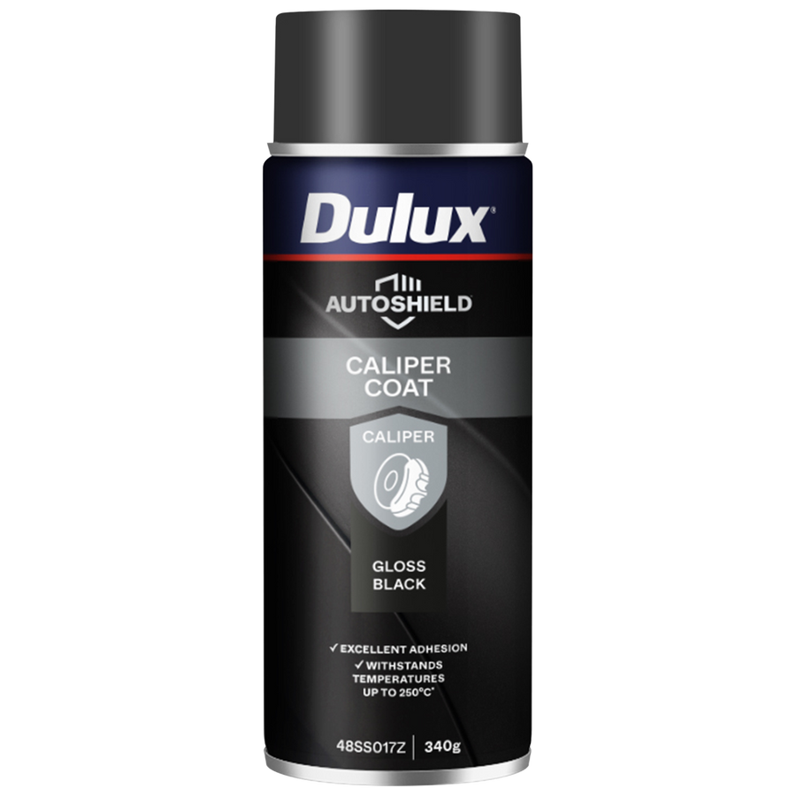 Dulux Autoshield Spray Paint - Black Caliper - 340g - 0.34L - Heat Resistant - SuperSaverAU - view 1