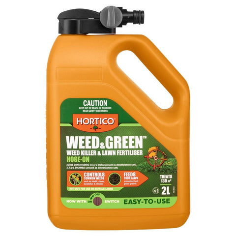 Hortico 2L Weed & Green Hose On - Weed Killer - Fertiliser - Easy Apply - SuperSaverAU - view 1