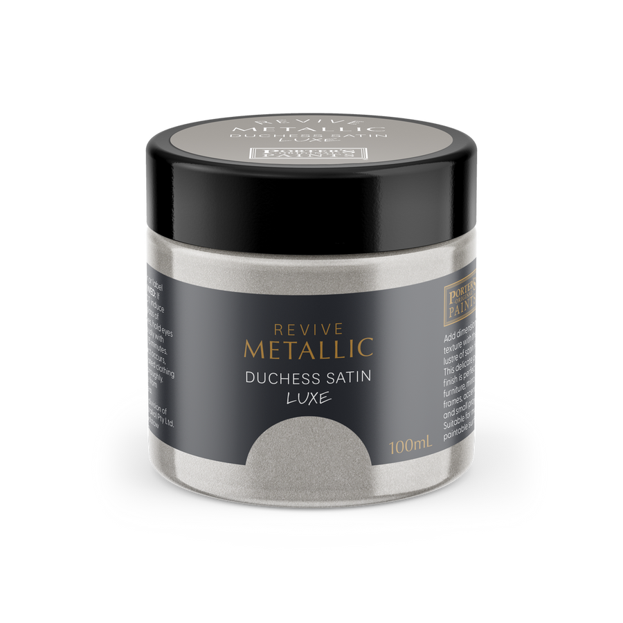 Porter S Paints 100ml Metallic Luxe Furniture Paint - Duchess Satin - Easy Clean - SuperSaverAU - view 1