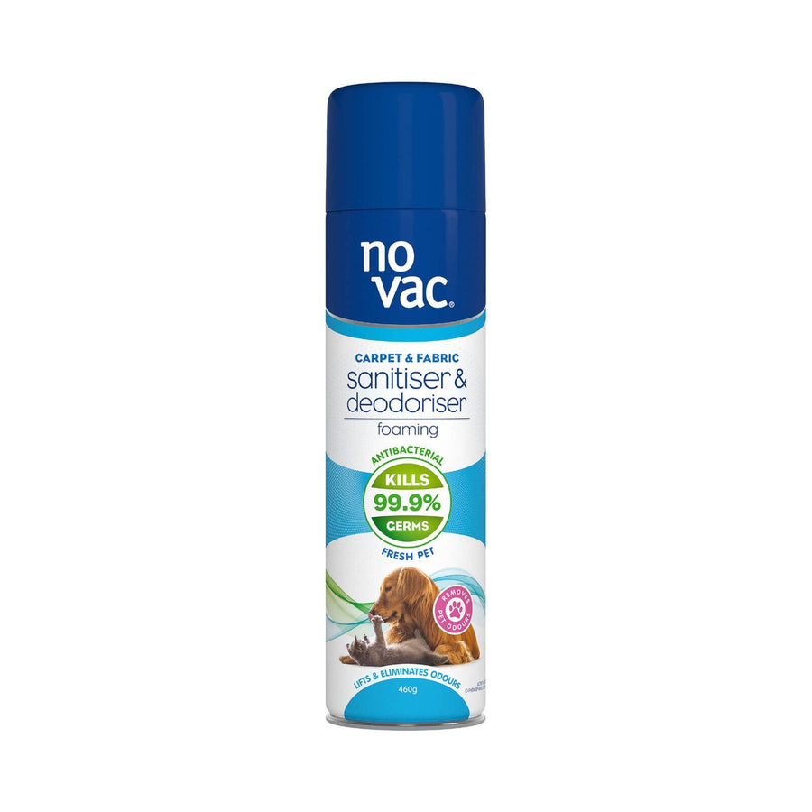 No Vac Fresh Pet Foaming Sanitiser & Deodoriser 460g - Kills 99.9% Germs - SuperSaverAU - view 1