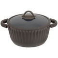 Resto Ascella 24cm Non-Stick Casserole Pot with Lid - 4.6L, Recycled Aluminium, Induction - RE94003