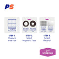 Permastik 2 x 1.2m Silver Polyester Blockout Screen Material