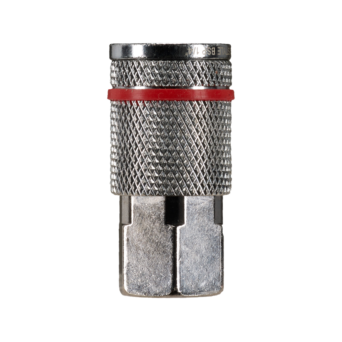 Powerfit Female Coupler - 1/4" - Steel - Ryco Style - SuperSaverAU - view 1