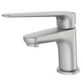 HomeCare by Caroma Brushed Nickel Assistant Living Basin Mixer, 6L/min 5 Star WELS Brass