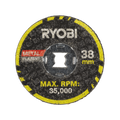 Ryobi Rotary Twist Lock Cutting Disc Starter Set - 6 Piece - 38mm - High Speed - SuperSaverAU - view 3