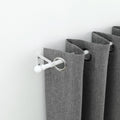Windoware 100mm White Metal Single Curtain Unstayed Bracket 2 Pack - SuperSaverAU - view 3