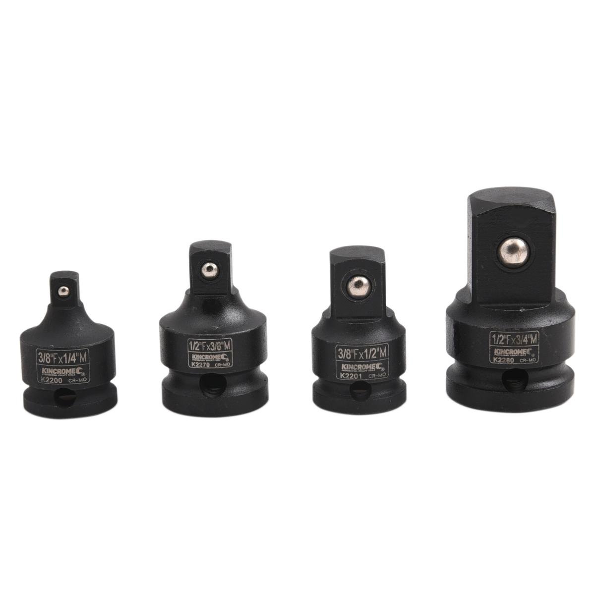 Kincrome 4 Piece Impact Adaptor Set - Cr-Mo Steel - Durable Design - SuperSaverAU - view 1