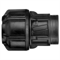 Philmac 25mm x 3/4" Metric Poly x FI BSP Pipe End Connector - PN16 Underground Rated