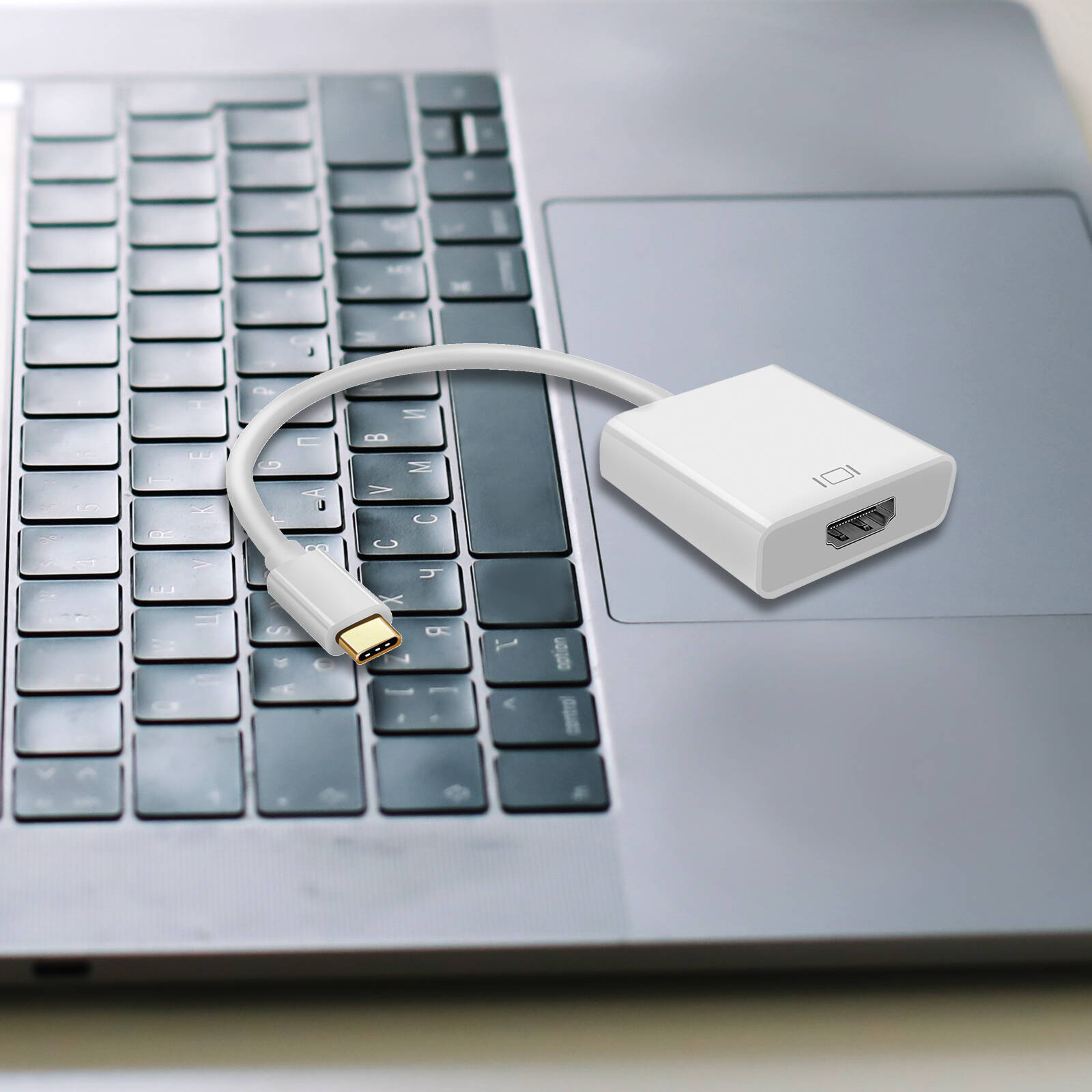 Antsig 15cm USB-C to HDMI Adapter White AP667B