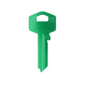 EHI TE2-GR10 Green Blank Key 54mm Aluminium Titanium Alloy