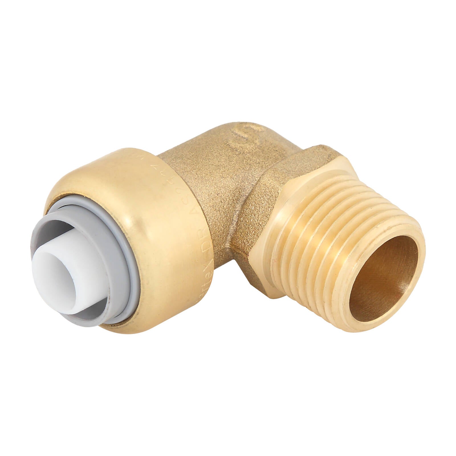 SmarteX-PEX 16 x 15mm Male Elbow, Lead Free Brass Push-Fit