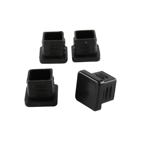 Surface Gard 16mm Black Square Plastic Chair Tips 4 Pack - Floor Protection - SuperSaverAU - view 1