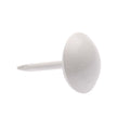 Paslode White Round Head Upholstery Nails - Nickel Plated Steel 35 Pack