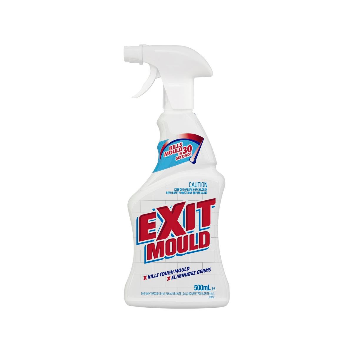 Exit Mould 500ml Mould Stain Cleaner Trigger Spray - Fast Mould Removal - SuperSaverAU - view 1