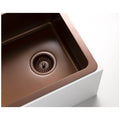 Titan Medium Single Bowl Sink - Aged Brass Finish, Top Mount, Undermount or Flush Mount - TSAB40