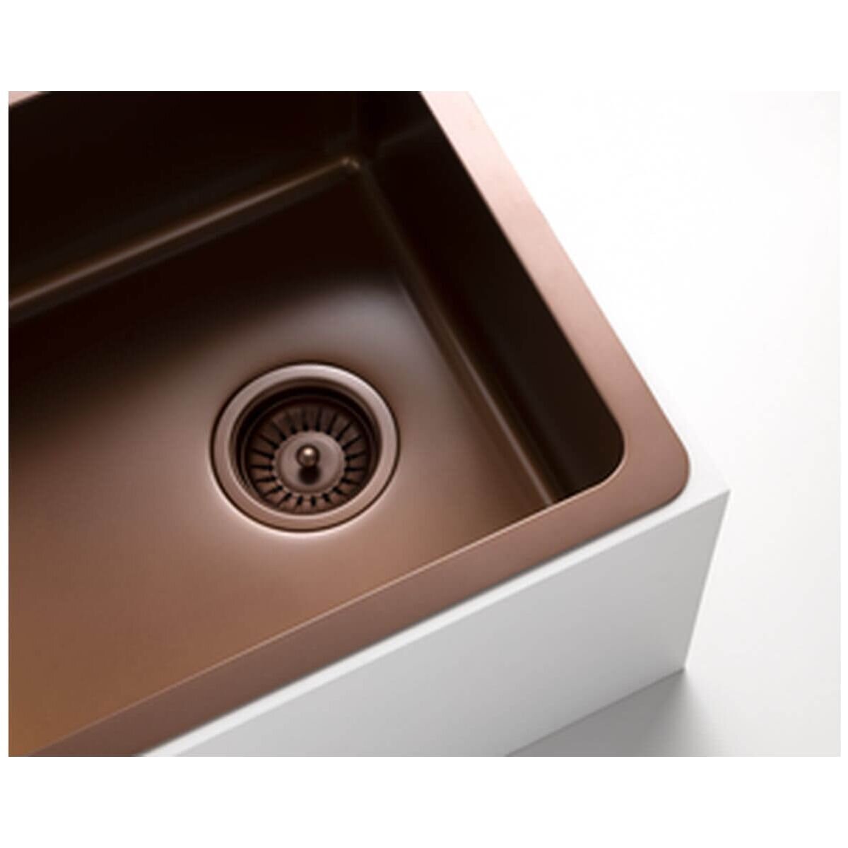Titan Medium Single Bowl Sink - Aged Brass Finish, Top Mount, Undermount or Flush Mount - TSAB40