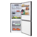 CHiQ 283L bottom mount fridge - black steel, inverter system, 5.5 star energy rating - CBM282NBS5E
