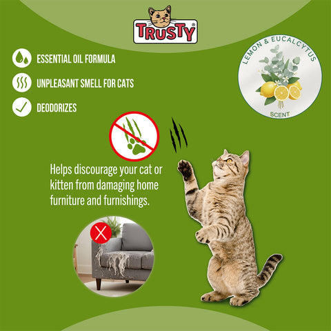 Trusty 175ml Keep Off Cat Deterrent Spray, Indoor