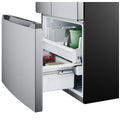 Westinghouse 565L French Door Fridge - Silver, FresherAir Odour Control, CrispSeal Crispers - WHE5600SD