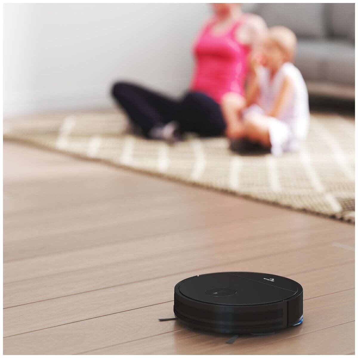 MyGenie Vortex Wet and Dry Robotic Vacuum - Smart App Control - Low Profile Design - Black - 10005836