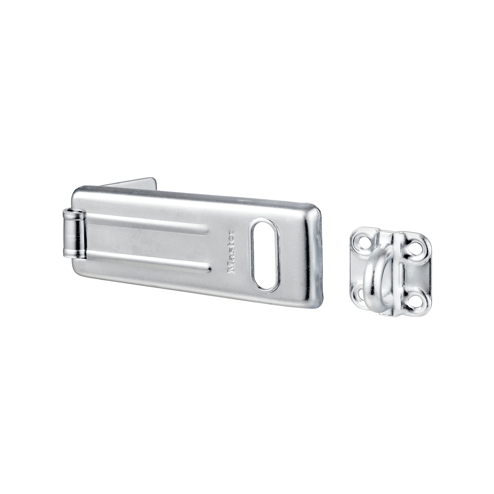 Master Lock 112mm Hard Wrought Steel Hasp and Staple