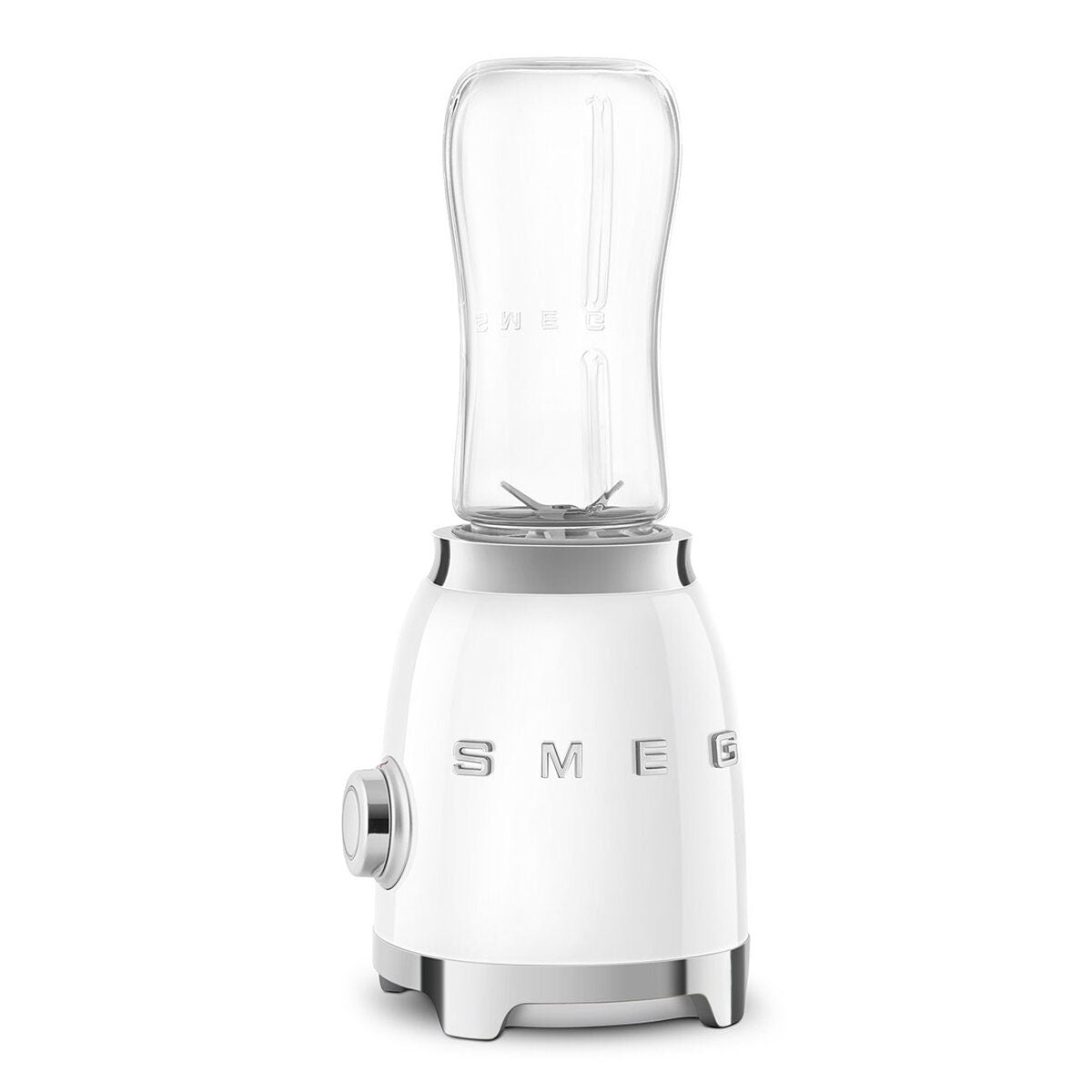 Smeg 50s Style Mini Personal Blender - White - 300W Motor, 1m Power Cord, 1.8kg - PBF01WHAU
