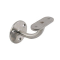 Carinya Stainless Steel Flat Top Curved Handrail Bracket - 70mm x 90mm x 95mm - Silver - SuperSaverAU - view 1