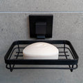 Fusion Loc 13kg Bathroom Suction Soap Dish - Black - Steel - Durable - SuperSaverAU - view 4