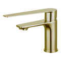 evekare Brushed Brass Extended Lever Basin Mixer 7.5L/min 4 Star WELS