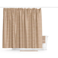 Barelli Polyester Shower Curtain - Textured Waves Natural - 180x180cm - Water-Repellent - SuperSaverAU - view 2