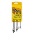 Stanley 6 Piece Roe Metric Spanner Set - Chrome Vanadium Steel - 15° Offset - SuperSaverAU - view 2
