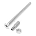Pinnacle M6 Stainless Steel Security Bolts 100mm Flat Head 4 Pack - SuperSaverAU - view 1
