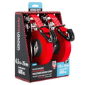 Quickloader Retractable Ratchet Strap Tie Down - 4.5m x 25mm - 600kg - 2 Pack - Durable Webbing - SuperSaverAU - view 2