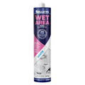 Selleys White Waterproof Silicone Sealant 300g 3 Pack Mould Resistant - SuperSaverAU - view 2