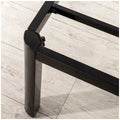 Zinus Single metal bed frame - black steel, steel slats, tool-free setup - AU-MPRC-16S