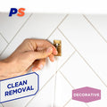 Permastik Small Brass Kitchen Hooks 6 Pack - Brushed Brass Stainless Steel, Holds 500g
